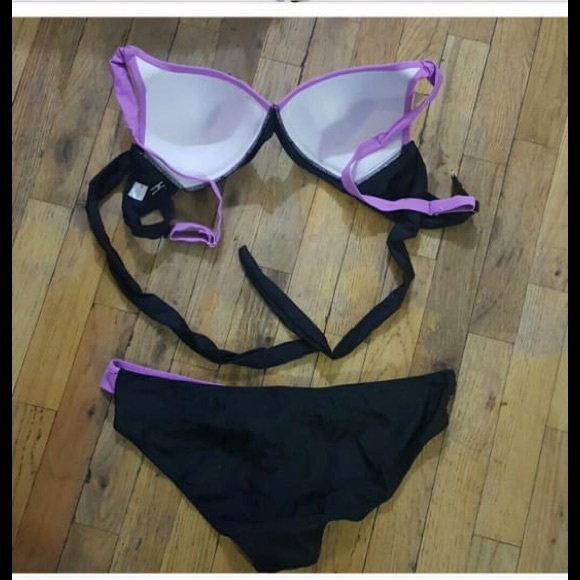 New Summer Sexy Halter Patchwork Bikini Woman - Picture 3 of 5